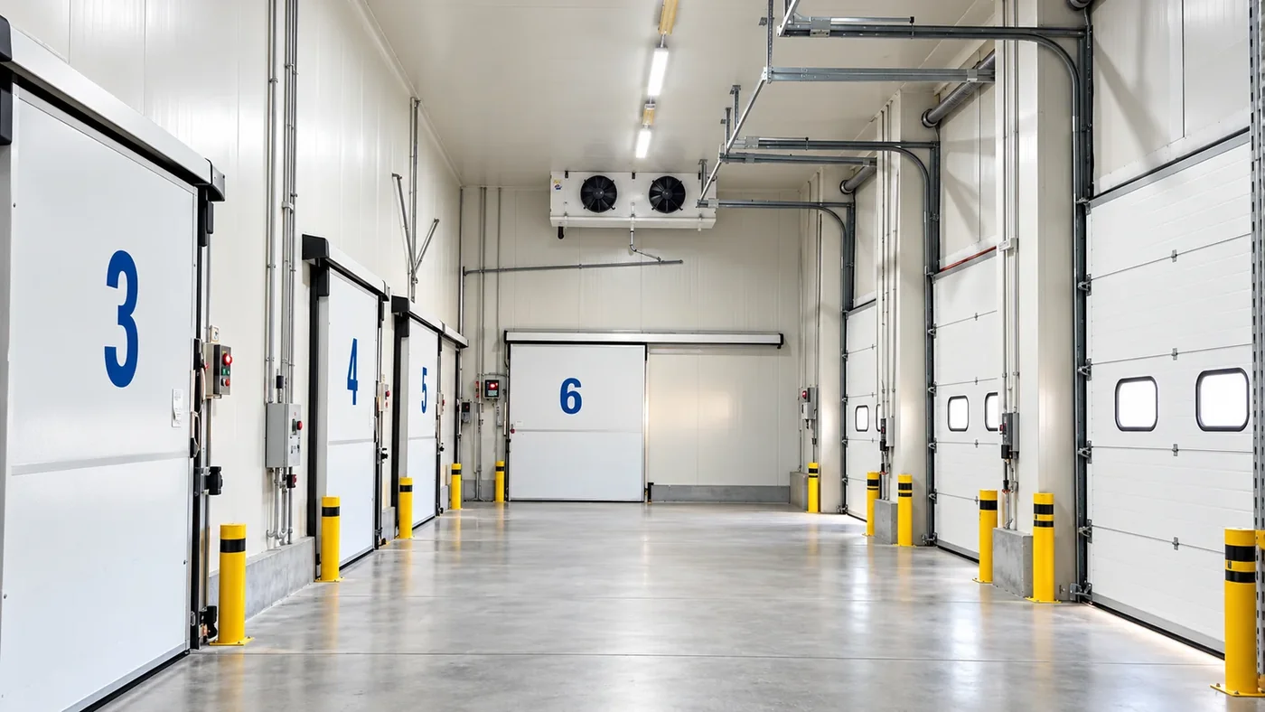Gazis Logistics cold-chain loading area