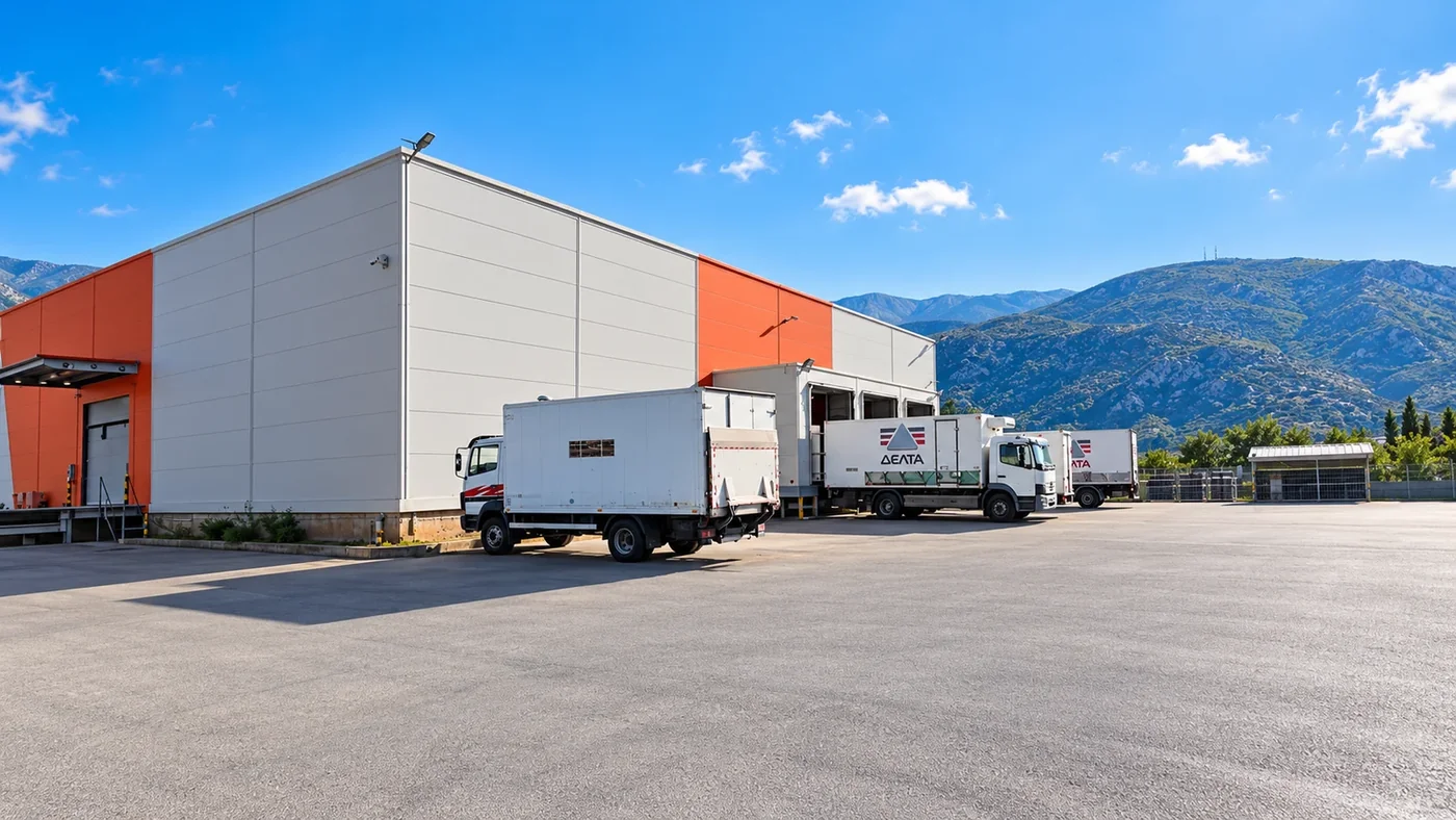 Gazis Logistics loading yard and distribution area